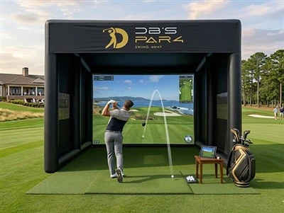 Tenda gonfiabile di golf sim bay