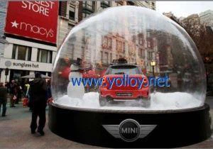 Tenda gonfiabile chiara del globo della neve di Natale